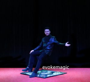 Truco de magia, ilusión mágica escénica, levitación de silla, silla Invisible